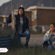 Teen girls dressed for battle.